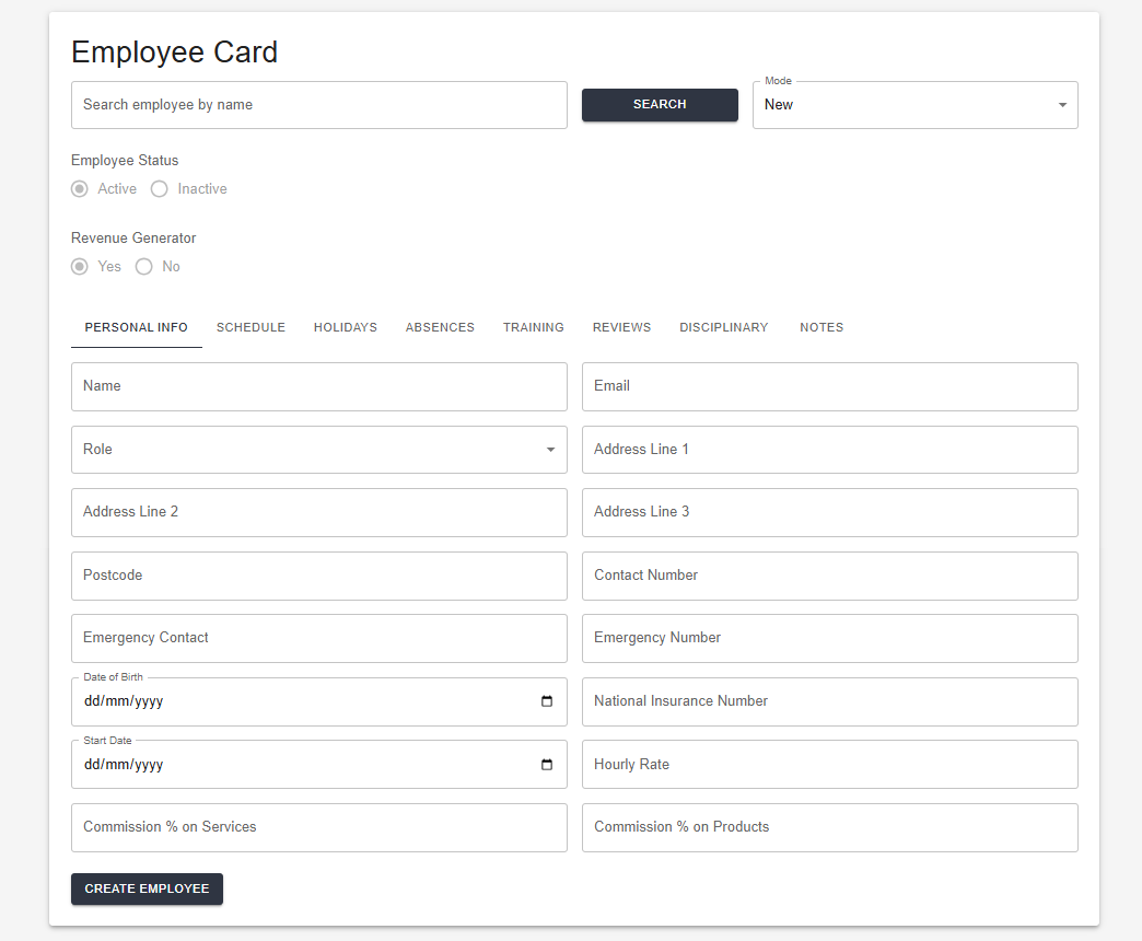 Employment details